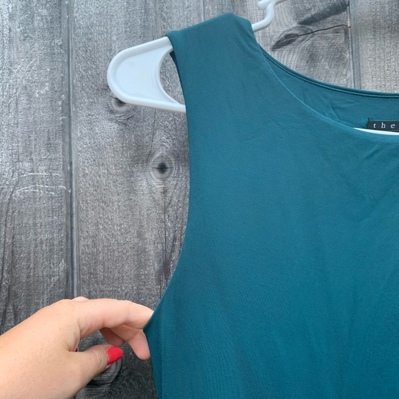 Theory Teal Formal Dress Size Small - Picture 4 of 9